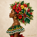Dominica Caribbean Heritage Printable Wall Art