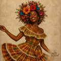 Madras Caribbean Heritage Printable Wall Art - Vol. 3