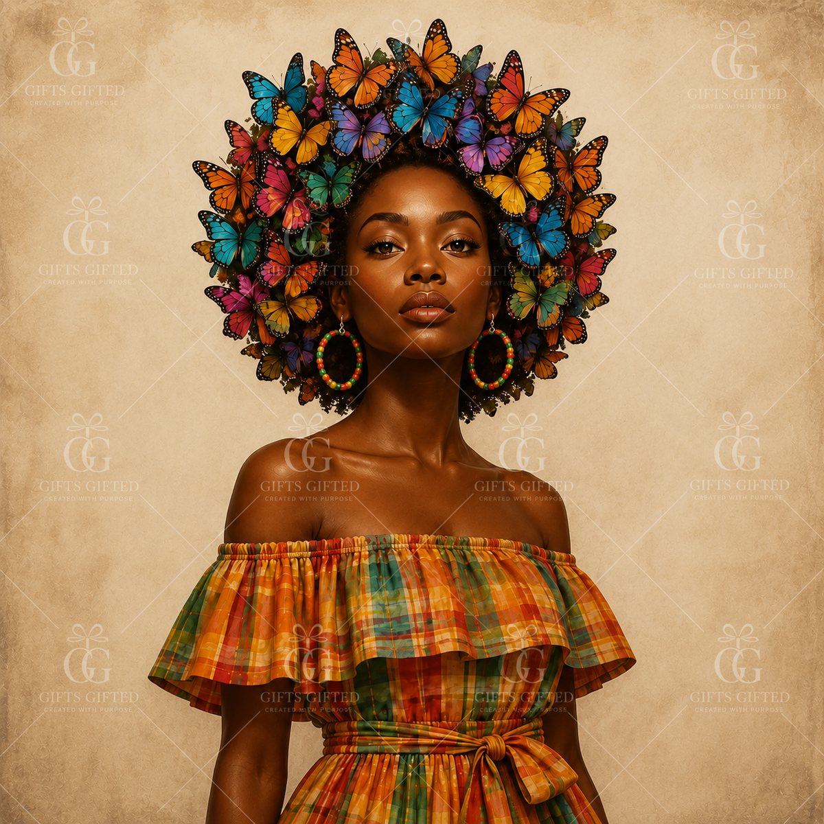 Madras Caribbean Heritage Printable Wall Art - Vol. 1