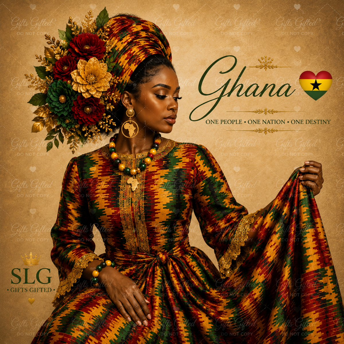 Ghana African Heritage Printable Wall Art