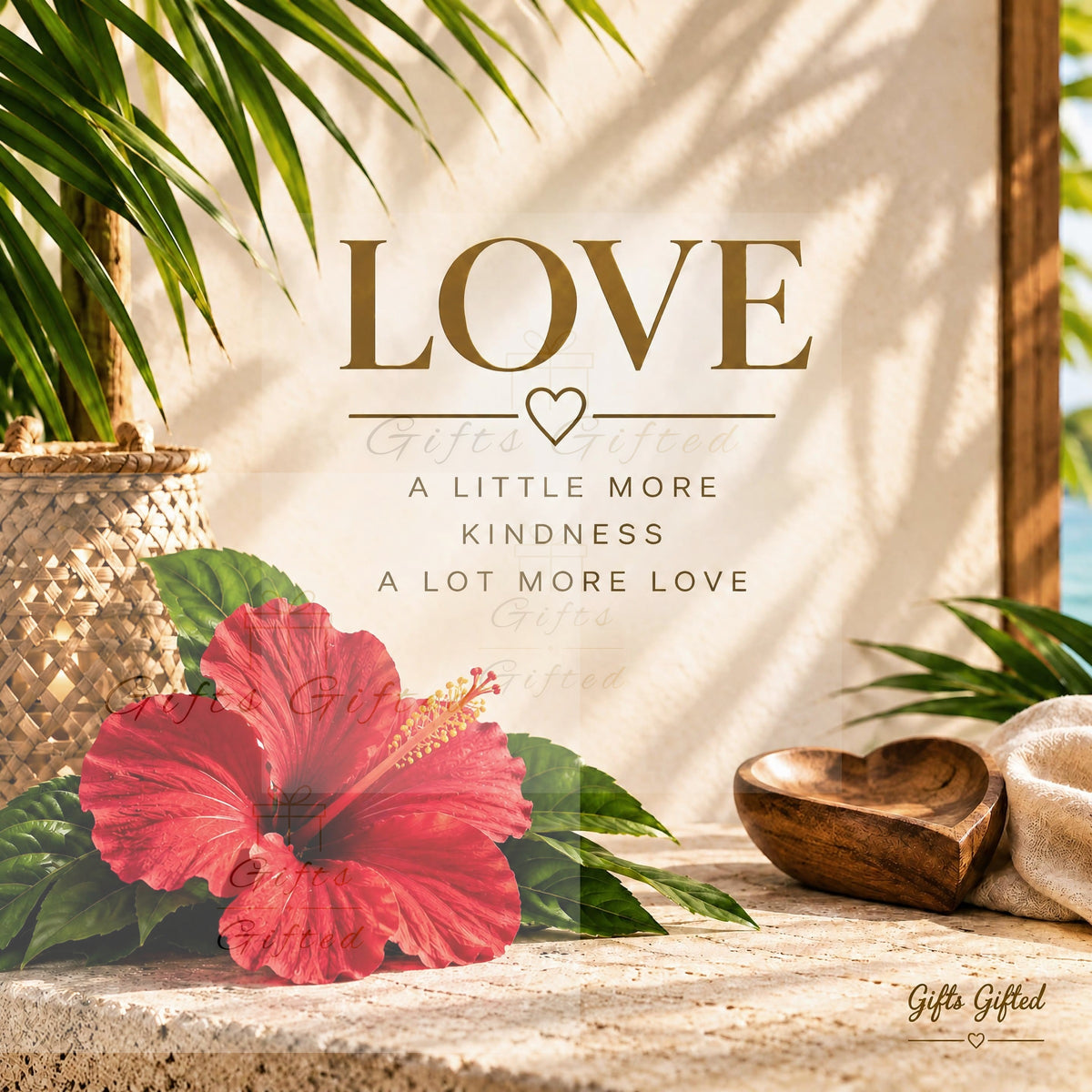 Peace • Love • Heritage | 3-Piece Caribbean-Inspired Printable Wall Art Set | Island Heritage Collection